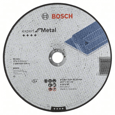 Disco corte metal 9 x 1/8 x 7/8 (230 x 3 x 22.23mm) Expert