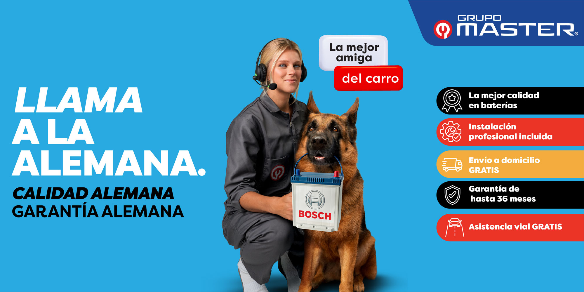 Llama a la alemana