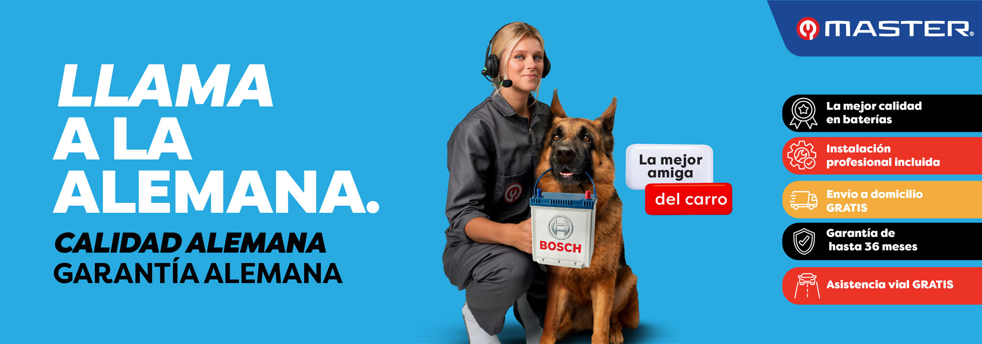 Llama a la alemana